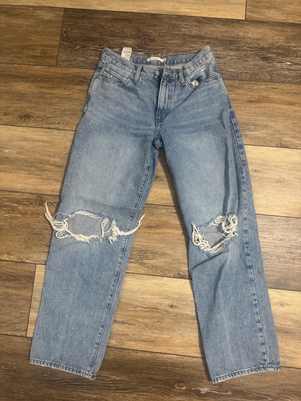 Light Blue Distressed Women’s Jeans